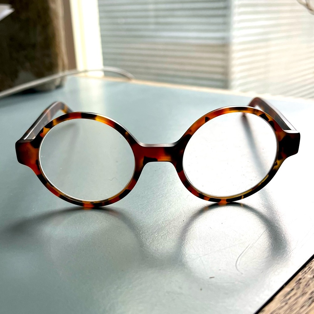 Eyebobs Tortoise round readers Hoops style 3.00+